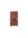 Secrid MV - CUIR DE VACHETTE - COGNAC/B porte cartes mini wallet vintage porte-cartes