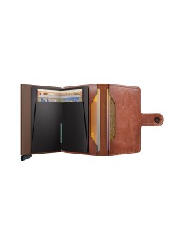 Secrid MV - CUIR DE VACHETTE - COGNAC/B porte cartes mini wallet vintage porte cartes