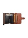 Secrid MV - CUIR DE VACHETTE - COGNAC/B porte cartes mini wallet vintage porte-cartes