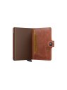 Secrid MV - CUIR DE VACHETTE - COGNAC/B porte cartes mini wallet vintage porte-cartes