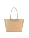 Lancaster 517-20 - TEP ET CUIR - CHAMPAGNE Maya - Sac cabas épaule sac-a-main-shopping-toile-ou-cuir