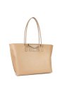 Lancaster 517-20 - TEP ET CUIR - CHAMPAGNE Maya - Sac cabas épaule sac-a-main-shopping-toile-ou-cuir