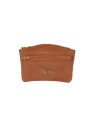 Frandi 204/5 - CUIR DE VACHETTE - GOLD porte monnaie plat zip/zip devant porte-monnaie-femme