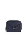 Lancaster 117-03 - TEP ET CUIR - BLEU FONC Maya - Portefeuille pmpb-femme