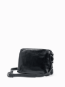 Nat & Nin NAEL - CUIR DE VACHETTE - NOIR G sac à main bandoulière double zip naël nat&nin sacs-a-mains