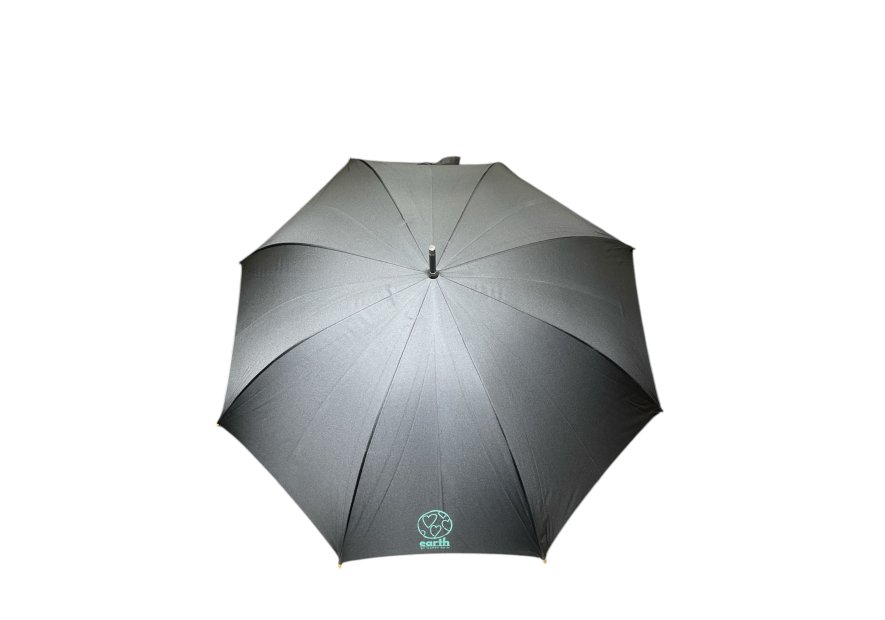 esprit parapluie 61100 - POLYESTER RECYCLÉ - NOIR earth parapluie long auto Petite maroquinerie