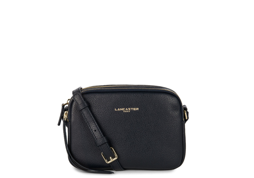 Lancaster 529-20 - CUIR DE VACHETTE - BLEU Dune - Mini Sac Trotteur