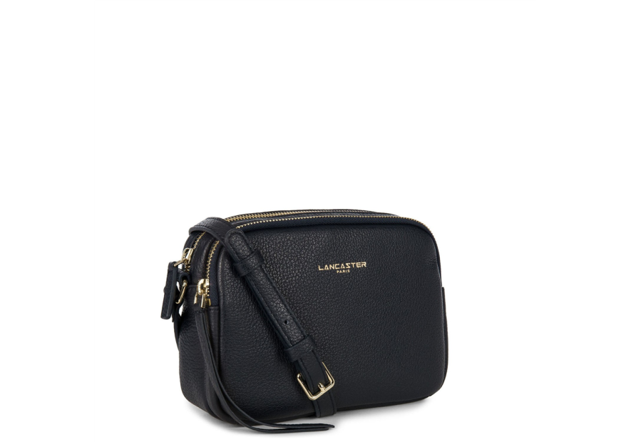 Lancaster 529-20 - CUIR DE VACHETTE - BLEU Dune - Mini Sac Trotteur