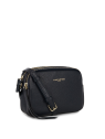 Lancaster 529-20 - CUIR DE VACHETTE - BLEU Dune - Mini Sac Trotteur sacs-a-mains