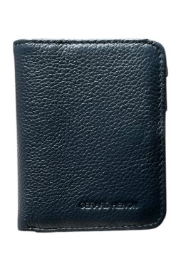 Gerard Henon 33835 - CUIR DE VACHETTE - MARIN gerard henon- amsterdam- porte monnaie porte carte pm homme