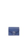 Lancel A13161 - CUIR DE VACHETTE - BLEU portefeuille rabat pm angele porte-monnaie-femme