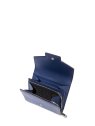Lancel A13161 - CUIR DE VACHETTE - BLEU portefeuille rabat pm angele porte-monnaie-femme