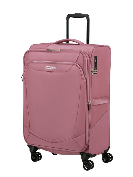 américan tourister 149499 - POLYESTER - LILAS PINK valise 66cm summerride américan tourister valise