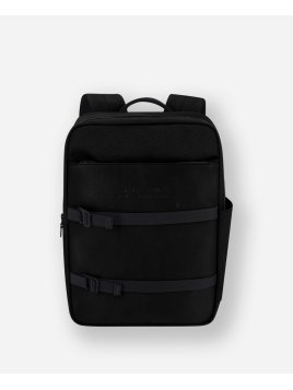 Les Ateliers Foures R455 - COTON ET CUIR - NOIR sac à dos aristote des ateliers fourès Maroquinerie