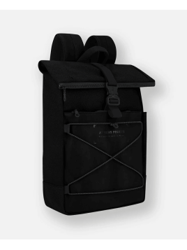 Les Ateliers Foures R475 - COTON ET CUIR - NOIR sac à dos aristote des ateliers fourès Maroquinerie