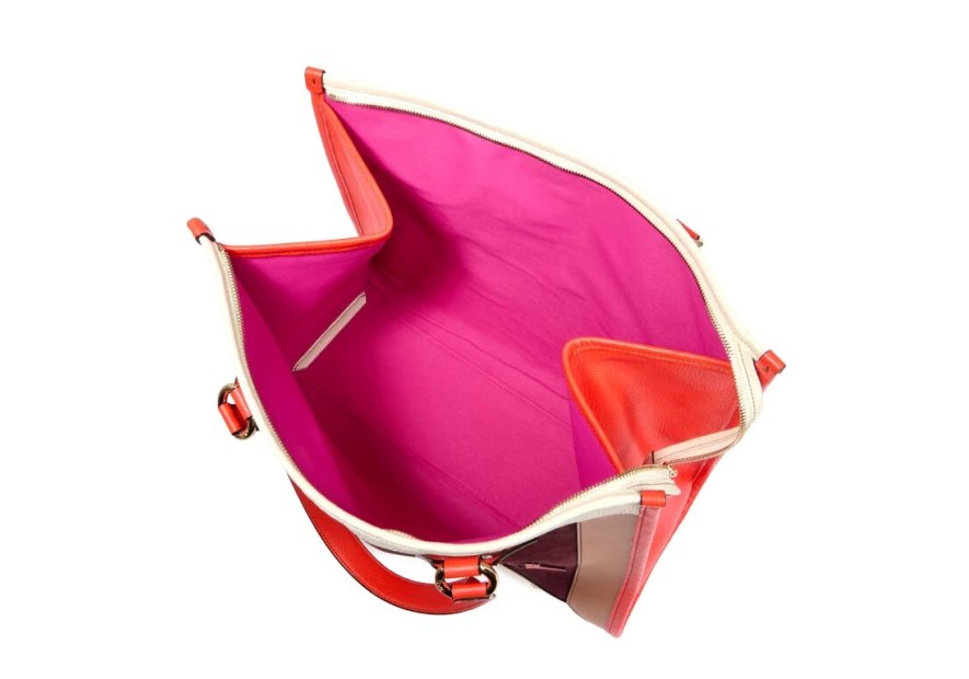 Lancel A13369 - CUIR DE VACHETTE - MLTC grand sac shopping a4 animation collors lancel shopping