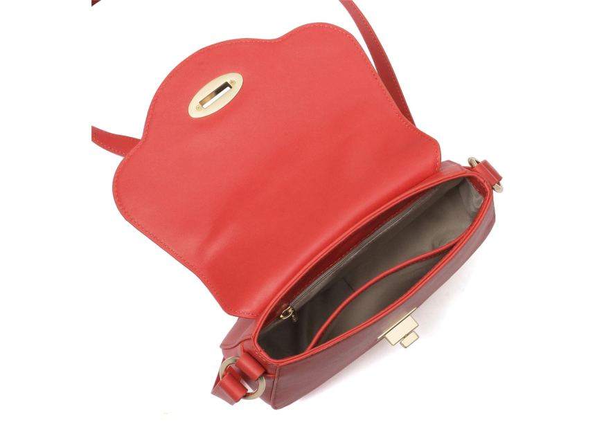 Lancaster 571-63 - CUIR DE VACHETTE - VERM Marble Touch - Sac Trotteur