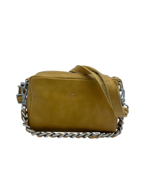 Mila Louise MAMA C. - CUIR DE VACHETTE - JAU trotteur double zips mama c de mila louise sacs-a-mains