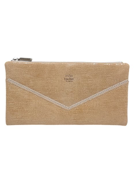 Mila Louise PRUNE RP - CUIR DE VACHETTE - CR pochette zippe grand modèle prune de mila louise pochette