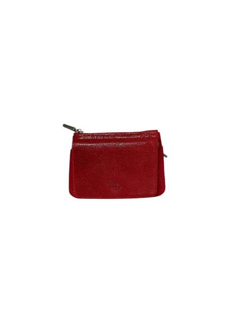Mila Louise ODIE RP - CUIR DE VACHETTE - ROU porte monnaie zippé odie rp de mila louise porte-monnaie-femme