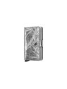 Secrid MCR - CUIR DE VACHETTE - SILVER porte cartes miniwallet crisple porte-cartes