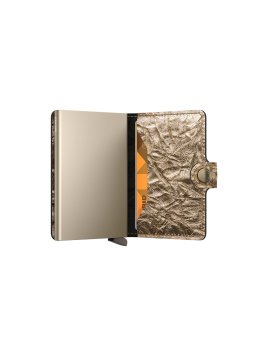 Secrid MCR - CUIR DE VACHETTE - GOLD porte cartes miniwallet crisple porte cartes