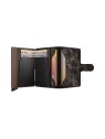 Secrid MJU - CUIR DE VACHETTE - BROWN porte cartes miniwallet jungle porte-cartes
