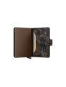 Secrid MJU - CUIR DE VACHETTE - BROWN porte cartes miniwallet jungle porte-cartes
