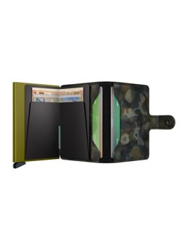 Secrid MJU - CUIR DE VACHETTE - MOSS porte cartes miniwallet jungle porte cartes