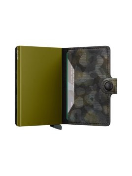 Secrid MJU - CUIR DE VACHETTE - MOSS porte cartes miniwallet jungle porte cartes