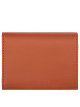 Longchamp 30021HGC - CUIR DE VEAU - ECORCE portefeuille compact le roseau longchamp pmpb
