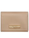 Longchamp 30021HGC - CUIR DE VEAU - RACINE portefeuille compact le roseau longchamp pmpb