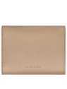 Longchamp 30021HGC - CUIR DE VEAU - RACINE portefeuille compact le roseau longchamp pmpb