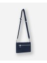 Les Ateliers Foures B109 - CUIR DE VACHETTE - NUIT sac trotteur plat bandoulière phèdre sacs-a-mains
