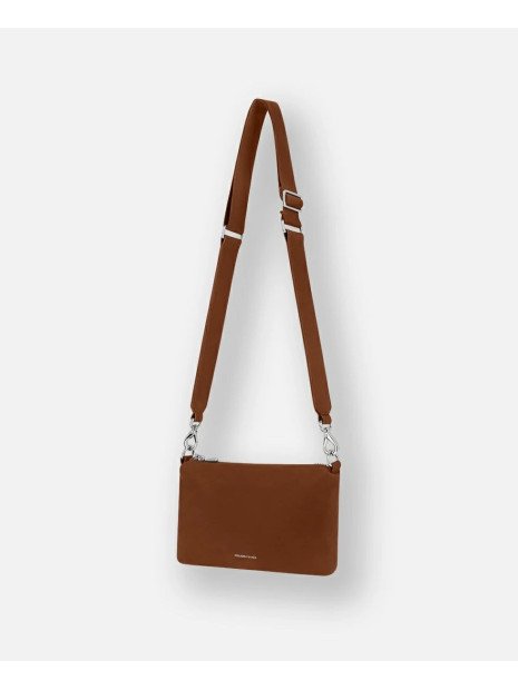 Les Ateliers Foures B109 - CUIR DE VACHETTE - FAUVE sac trotteur plat bandoulière phèdre sacs-a-mains