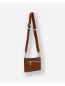 Les Ateliers Foures B109 - CUIR DE VACHETTE - FAUVE sac trotteur plat bandoulière phèdre sacs-a-mains