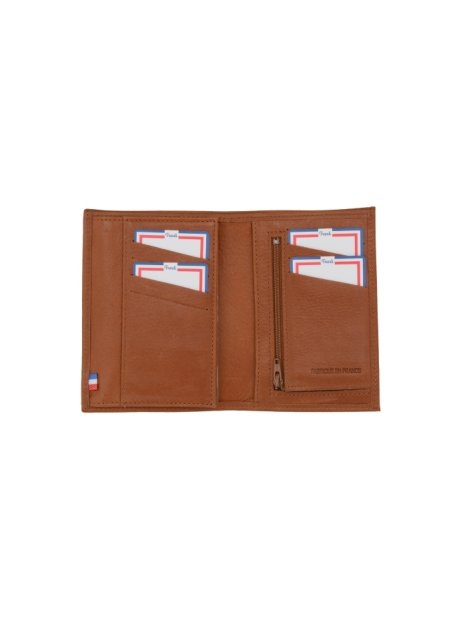 Frandi 668/5 RFID portefeuille authentique 14 cm/3volets Portefeuille Homme