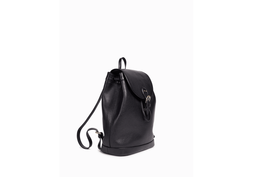 Nat & Nin JUDE - CUIR DE VACHETTE - NOIR sac à dos en cuir jude nat et nin Maroquinerie