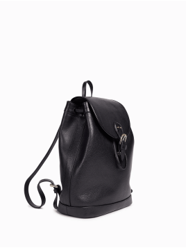 Nat & Nin JUDE - CUIR DE VACHETTE - NOIR sac à dos en cuir jude nat et nin Maroquinerie