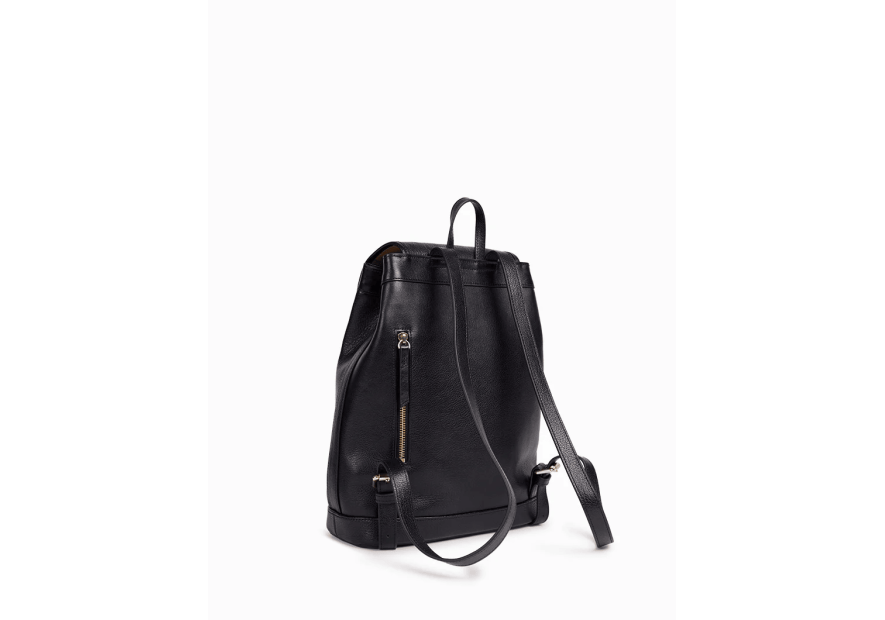 Nat & Nin JUDE - CUIR DE VACHETTE - NOIR sac à dos en cuir jude nat et nin Maroquinerie