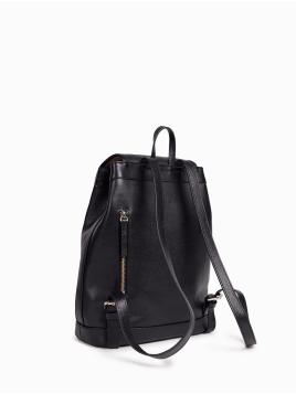 Nat & Nin JUDE - CUIR DE VACHETTE - NOIR sac à dos en cuir jude nat et nin Maroquinerie