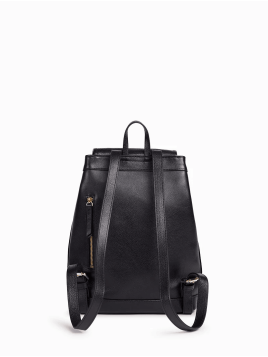 Nat & Nin JUDE - CUIR DE VACHETTE - NOIR sac à dos en cuir jude nat et nin Maroquinerie