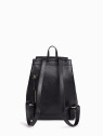 Nat & Nin JUDE - CUIR DE VACHETTE - NOIR sac à dos en cuir jude nat et nin loisirs