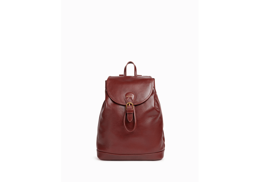 Nat & Nin JUDE - CUIR DE VACHETTE - ACAJOU sac à dos en cuir jude nat et nin Maroquinerie