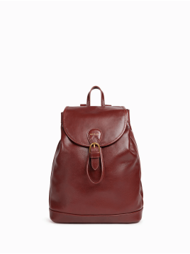 Nat & Nin JUDE - CUIR DE VACHETTE - ACAJOU sac à dos en cuir jude nat et nin Maroquinerie