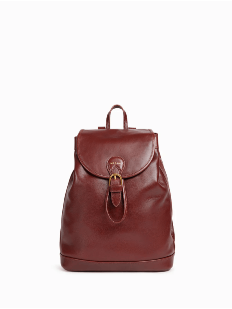 Nat & Nin JUDE - CUIR DE VACHETTE - ACAJOU sac à dos en cuir jude nat et nin loisirs