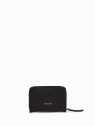 Nat & Nin PIA - CUIR DE VACHETTE - NOIR porte monnaie 3 compartiments nat et nin porte-monnaie-femme