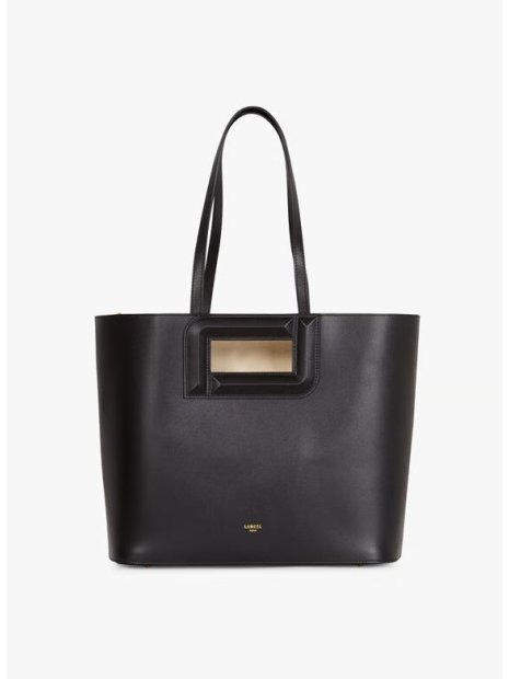 Lancel A13361 sac cabas m lancel angele sac-a-main-shopping-toile-ou-cuir