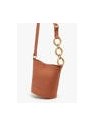 Woomen WHEL02 - POLYURÉTHANE - BROWN sac seau heliconia de wommen sacs-a-mains