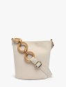 Woomen WHEL02 - POLYURÉTHANE - CHALK sac seau heliconia de wommen sacs-a-mains